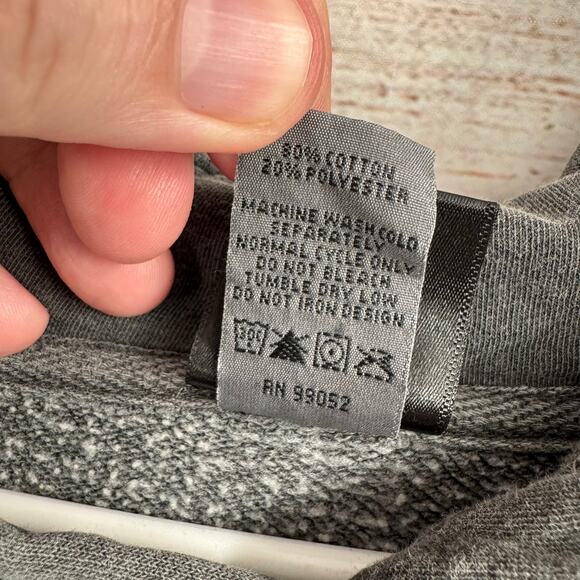 Creature Skateboards Flaming Bonehead Hoodie Sweatshirt Adult Medium Gray - Picture 8 of 10